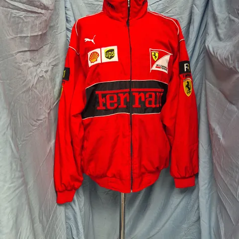Ferrari Racing Jacket β Red, Menswear,