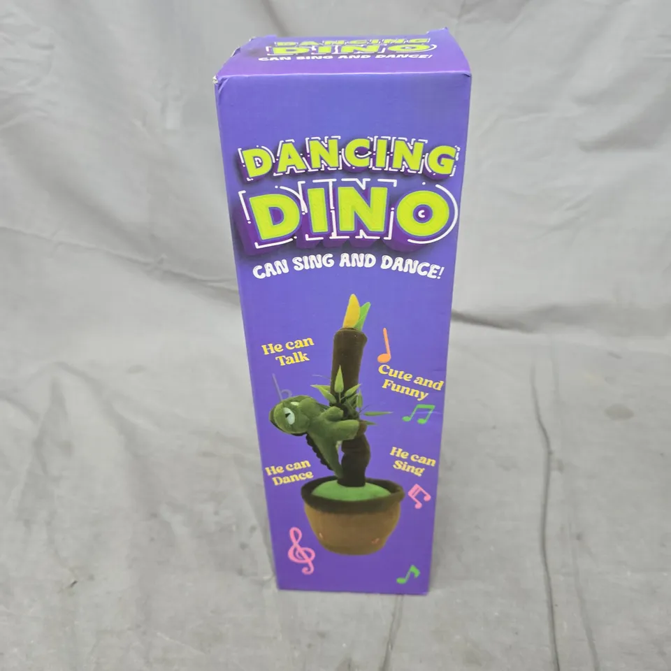 BOX OF APPROXIMATELY 12 ASSORTED ITEMS TO INCLUDE: DANCING DINO AND GINGERBREAD REED DIFFUSER