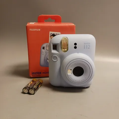FUJIFILM INSTAX MINI 12 IN PASTEL BLUE INCLUDES BATTERIES