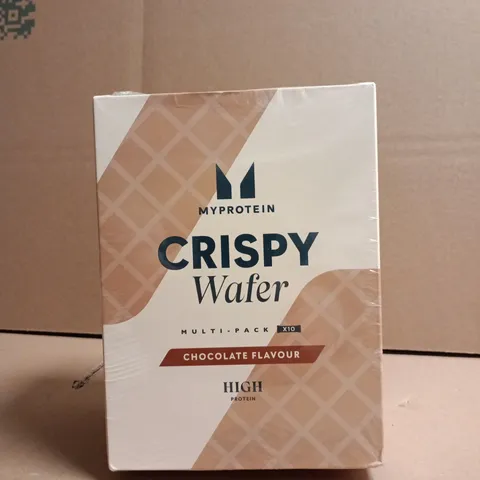 MYPROTEIN CRISPY WAFER – CHOCOLATE FLAVOUR, 10 X BARS MULTI-PACK
