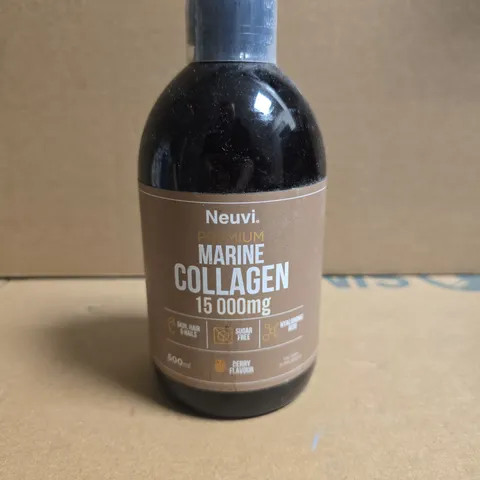 NEUVI PREMIUM MARINE COLLAGEN (SUGAR FREE HYALURONIC ACID) – 500 ML BOTTLE (15,000 MG) BERRY FLAVOUR