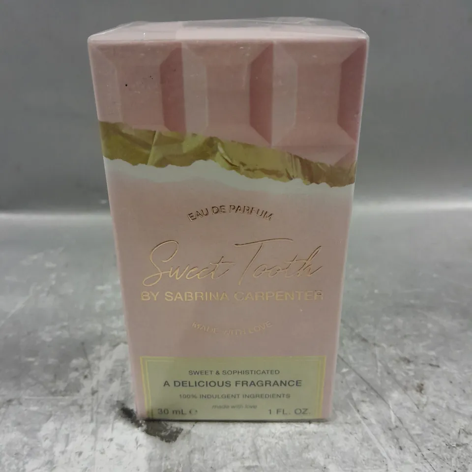 BOXED AND SEALED SWEET TOOTH BY SABRINA CARPENTER EAU DE PARFUM 30ML