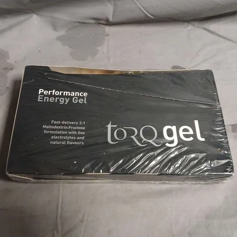 TORQ GEL PERFORMANCE ENERGY GEL – ENERGY GEL FOR SPORTS (BOXED) - COLLECTION ONLY