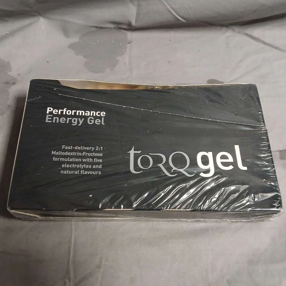 TORQ GEL PERFORMANCE ENERGY GEL – ENERGY GEL FOR SPORTS (BOXED) - COLLECTION ONLY