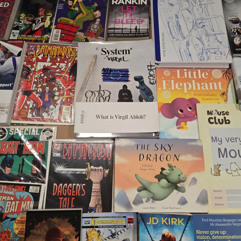 LARGE QUANTITY OF ASSORTED FICTION & NON-FICTION BOOKS TO INCLUDE WORKS FROM THE HAIRY BIKERS, BEN MACINTYRE, PATRICIA MORGAN, ETC  - COLLECTION ONLY