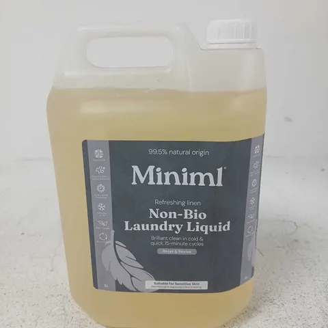 MINIML NON-BIO LAUNDRY LIQUID – 5L