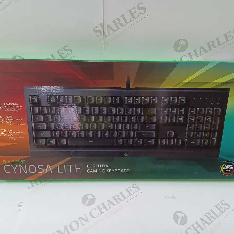 BRAND NEW BOXED RAZER CYNOSA LITE ESSENTIAL GAMING KEYBOARD