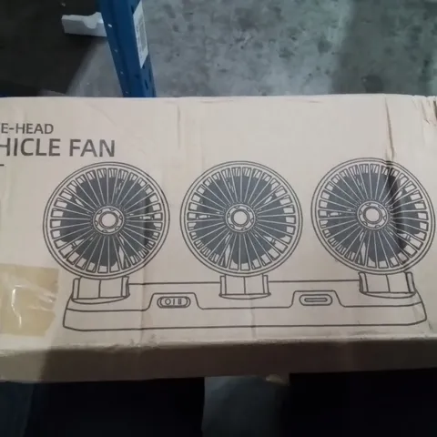 BOXED THREE HEADED VEHICLE FAN