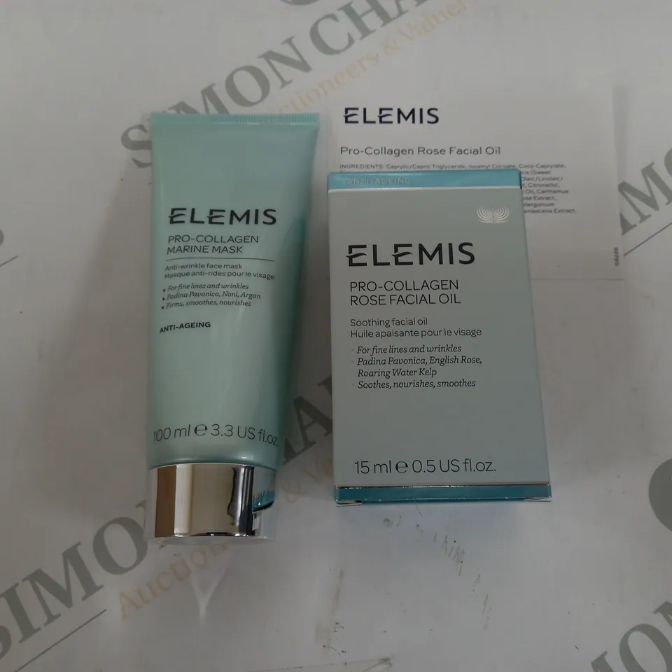 ELEMIS PRO-COLLAGEN ROSE FACIAL OIL AND MARINE MASK