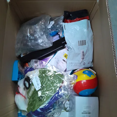 LARGE BOX OF ASSORTED TOYS AND GAMES 