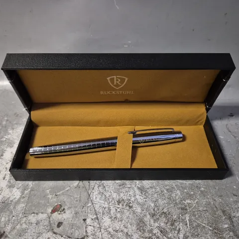 RUCKSTUHL STAINLESS STEEL LUXURY PEN