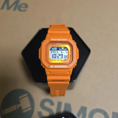 CASIO G-SHOCK ORANGE RESIN DIGITAL WATCH