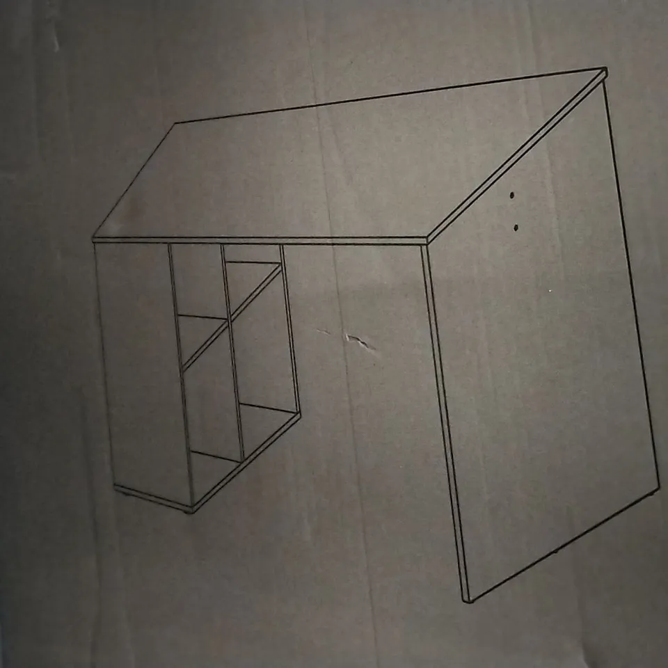 BOXED CONCRETE EFFECT DESK