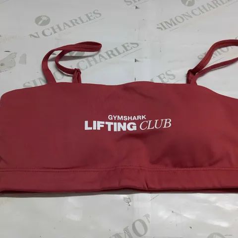 GYMSHARK LIFTING CLUB SPORTS BRA S