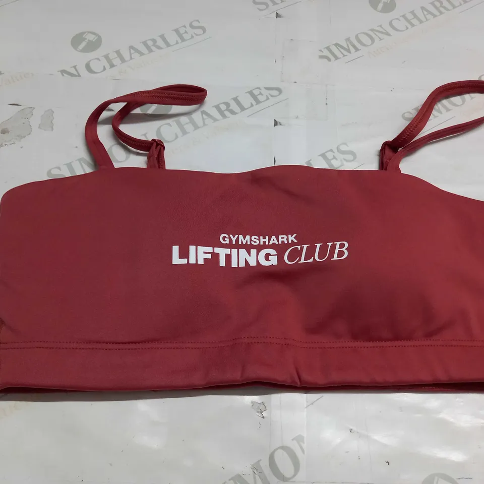 GYMSHARK LIFTING CLUB SPORTS BRA S