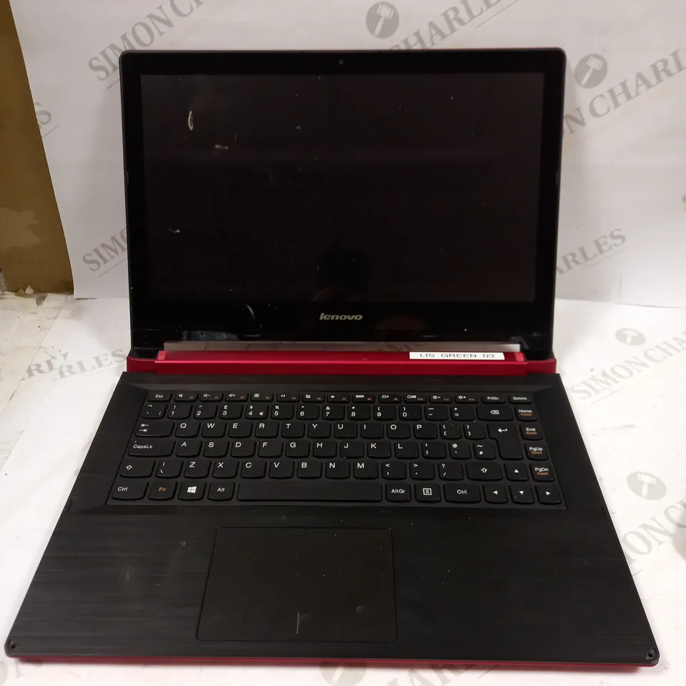 LENOVO FLEX 2-14 LAPTOP IN RED 