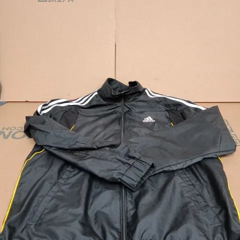 ADIDAS RESPONSE BLACK ZIPPED TOP MEDIUM