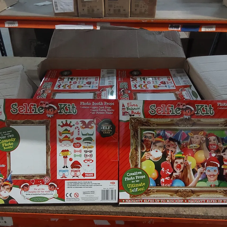 BOX OF APPROXIMATELY 12X ELVES BEHAVIN' BADLY SELFIE KITS (1 BOX)