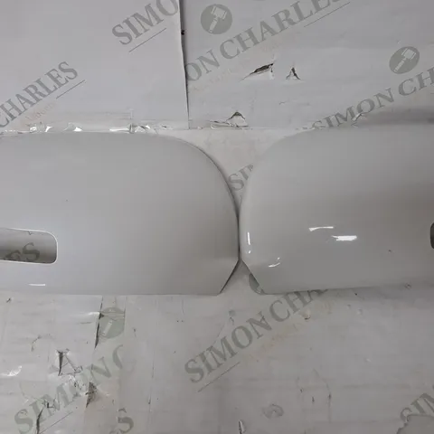SET OF WHITE WING MIRROR COVERS