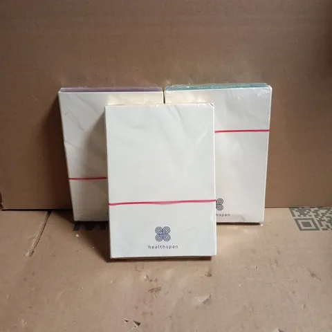 3 X HEALTHSPAN ITEMS TO INCLUDE PLATINUM MARINE COLLAGEN, SUPER STRENGTH VITAMIN D3 ETC
