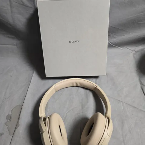 SONY WH-CH520 WIRELESS HEADPHONES – BEIGE, BOXED