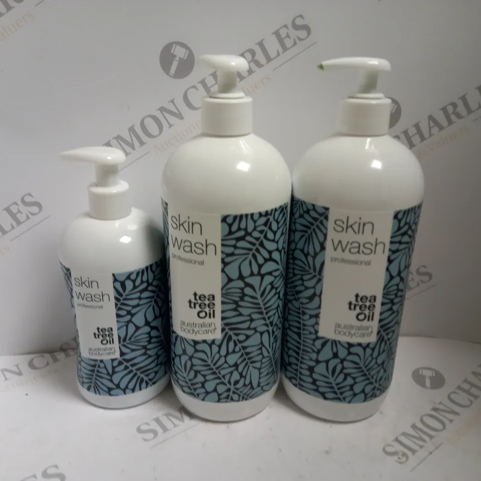 BOXED AUSTRALIAN BODYCARE TEA TREE OIL 3 PIECE COLLECTION
