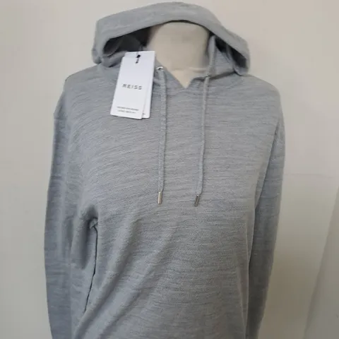 REISS HOLLAND GREY HOODY SIZE M