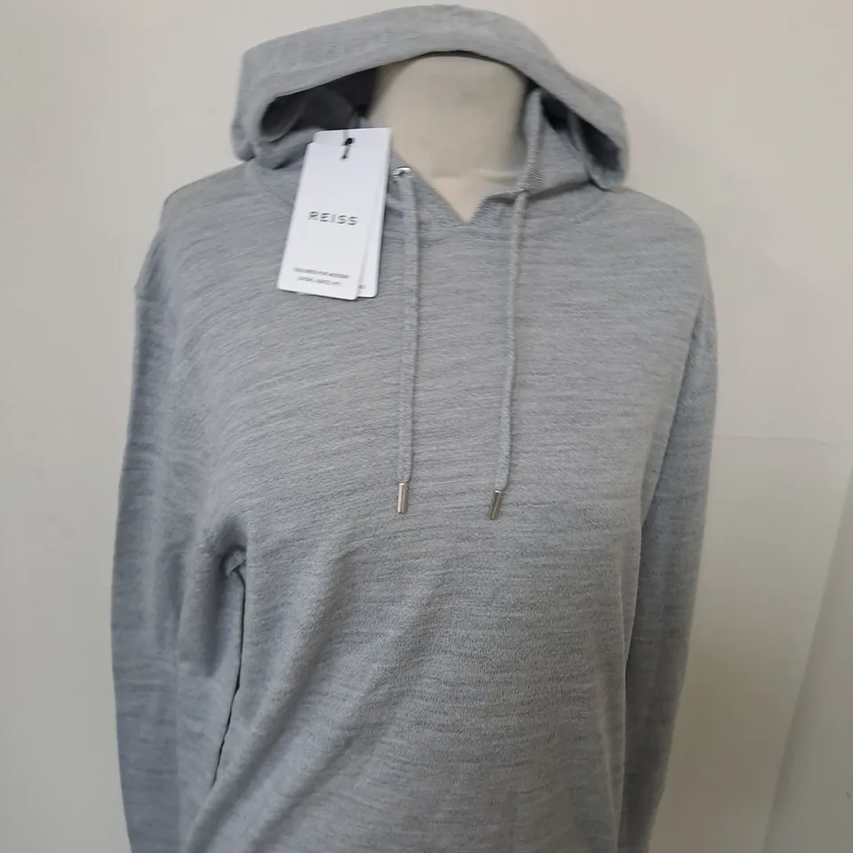 REISS HOLLAND GREY HOODY SIZE M