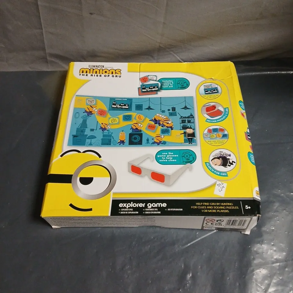 MINIONS THE RISE OF GRU EXPLORER GAME. SEALED