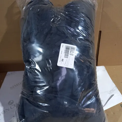 COZEE HOME VELVETSOFT NAVY FILLED THROW