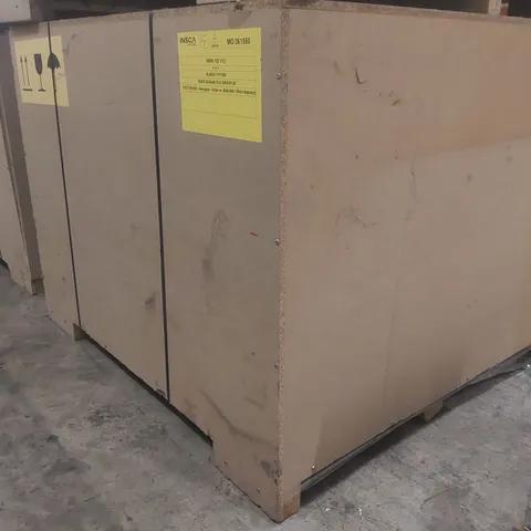PALLET CONTAINING COMMERCIAL DISPLAY UNIT PARTS