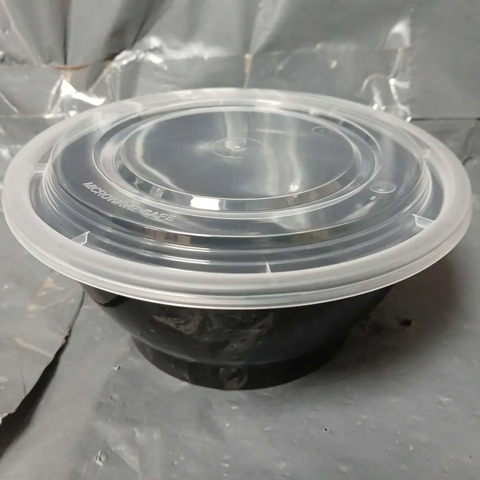 BOXED PCM PACK OF 150 PLASTIC BOWLS WITH LIDS