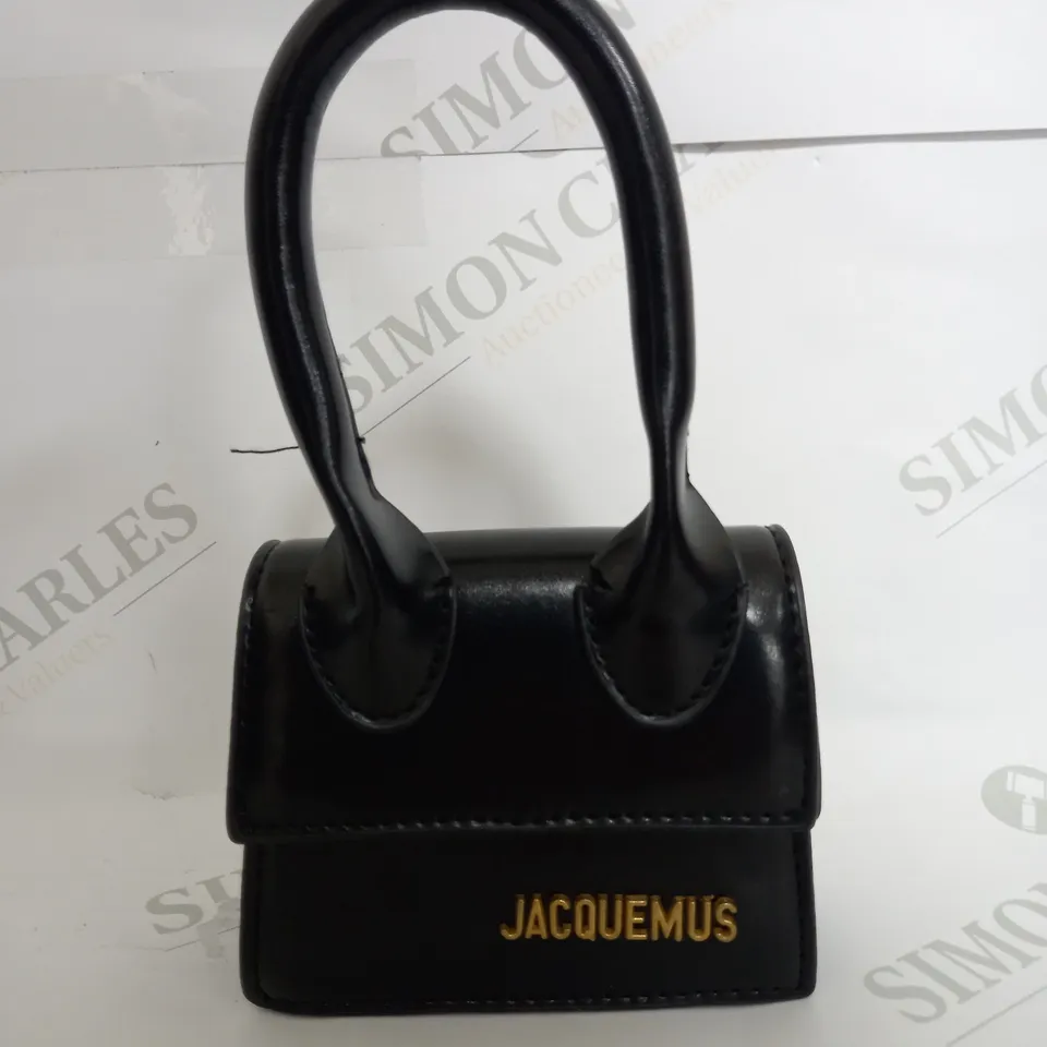JACQUEMUS XS BLACK HAND BAG