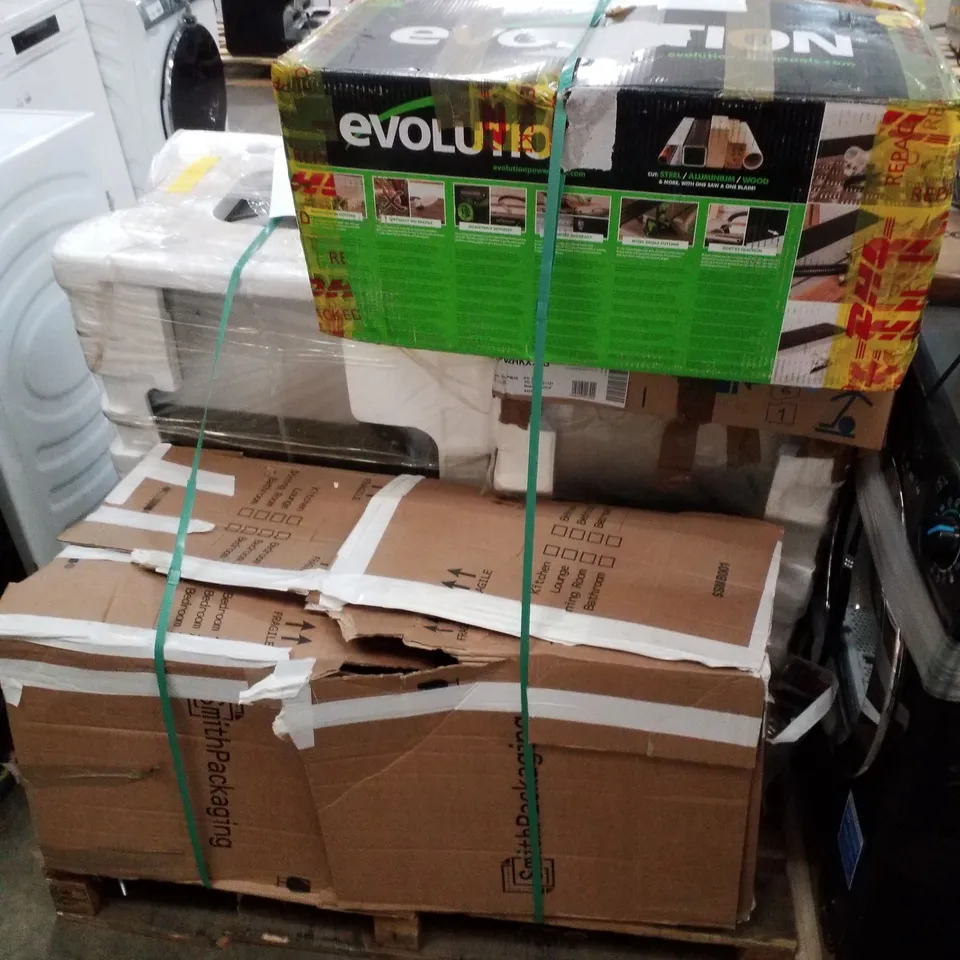 PALLET CONTAINING APPROXIMATELY 4 RAW ELECTRICAL ITEMS TO INCLUDE: