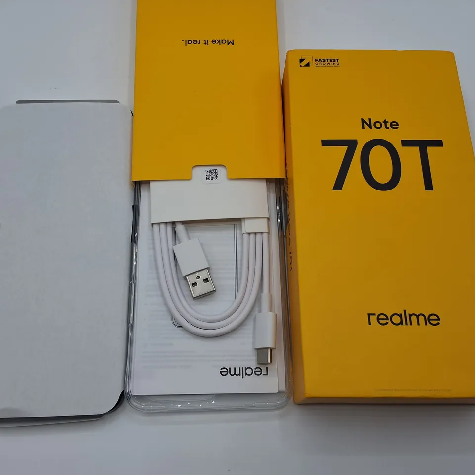 BOXED REALME NOTE 70T 4GB/64GB IN OBSIDIAN BLACK