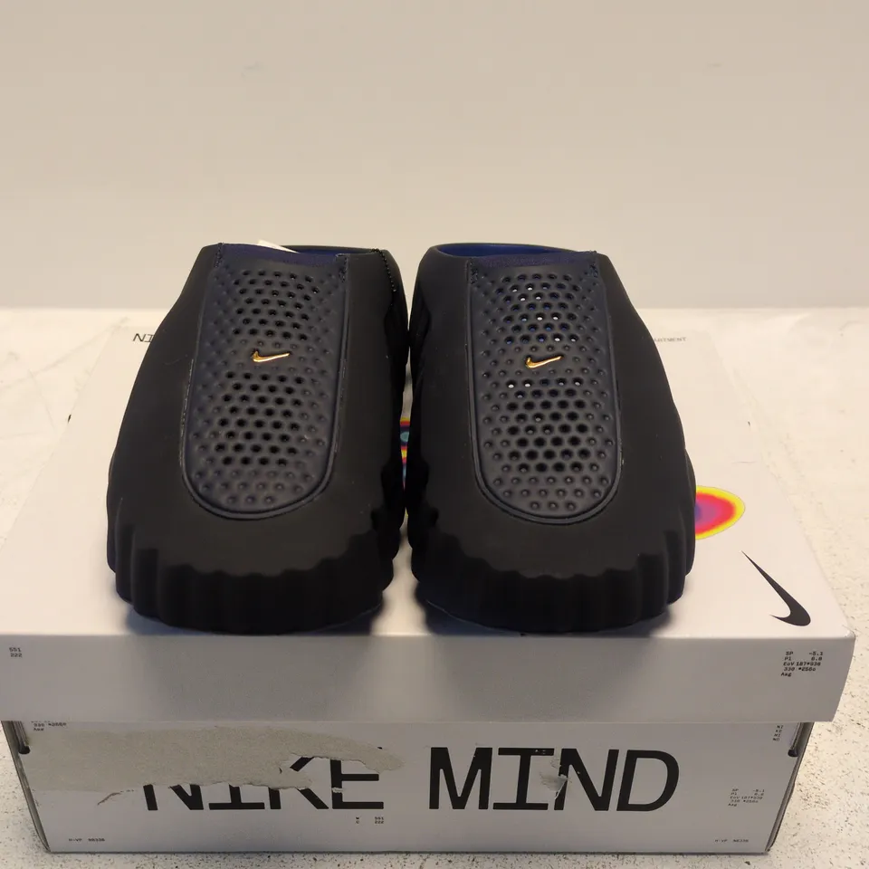 BOXED PAIR OF NIKE MIND 001 SLIP-ON SNEAKERS – UK 8 