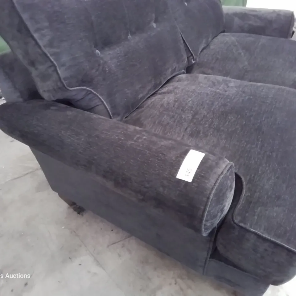 QUALITY BRITISH DESIGNER & MANUFACTURED G PLAN BRONWYN THREE SEATER SOFA BAT ORCHID FABRIC