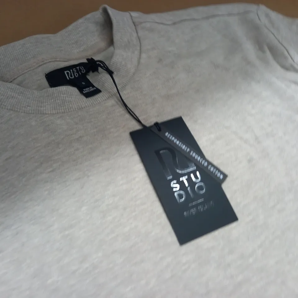 RIVER ISLAND TAUPE SHIRT - S