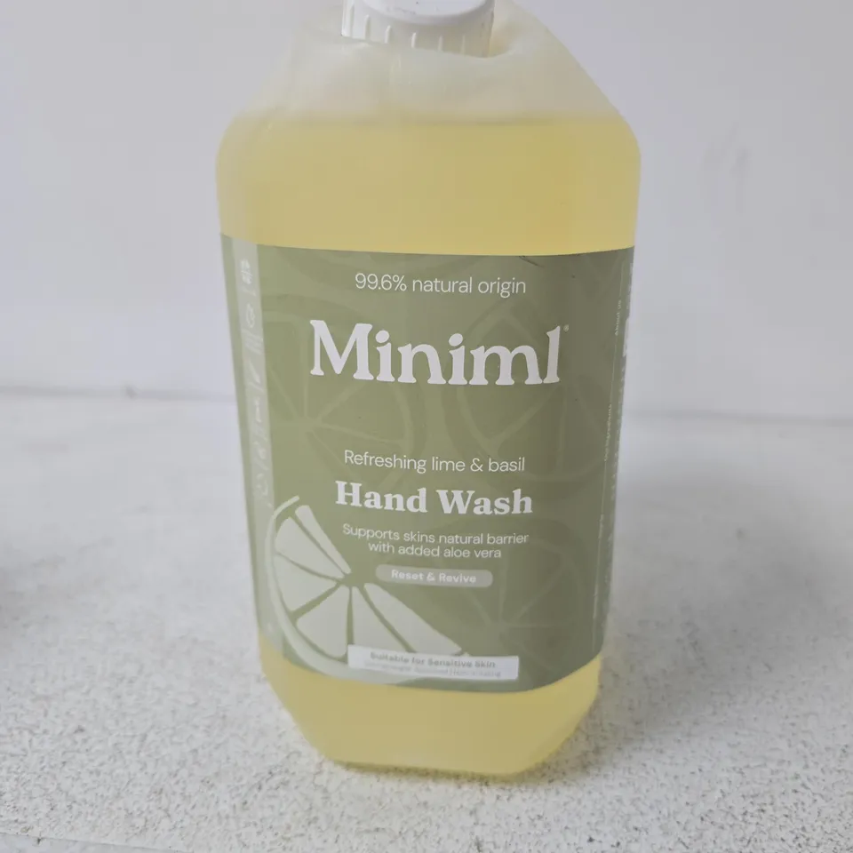 MINIMIL HAND WASH – REFRESHING LIME & BASIL