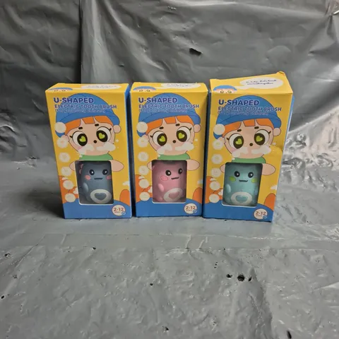 APPROXIMATELY 8 CHILDREN'S U-SHAPED ELECTRIC TOOTHBRUSH