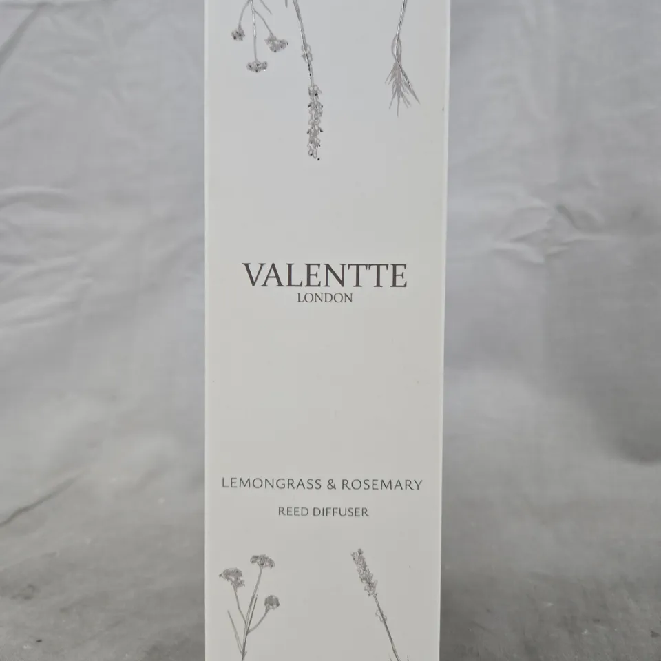 VALENTTE LONDON LEMONGRASS & ROSEMARY REED DIFFUSER