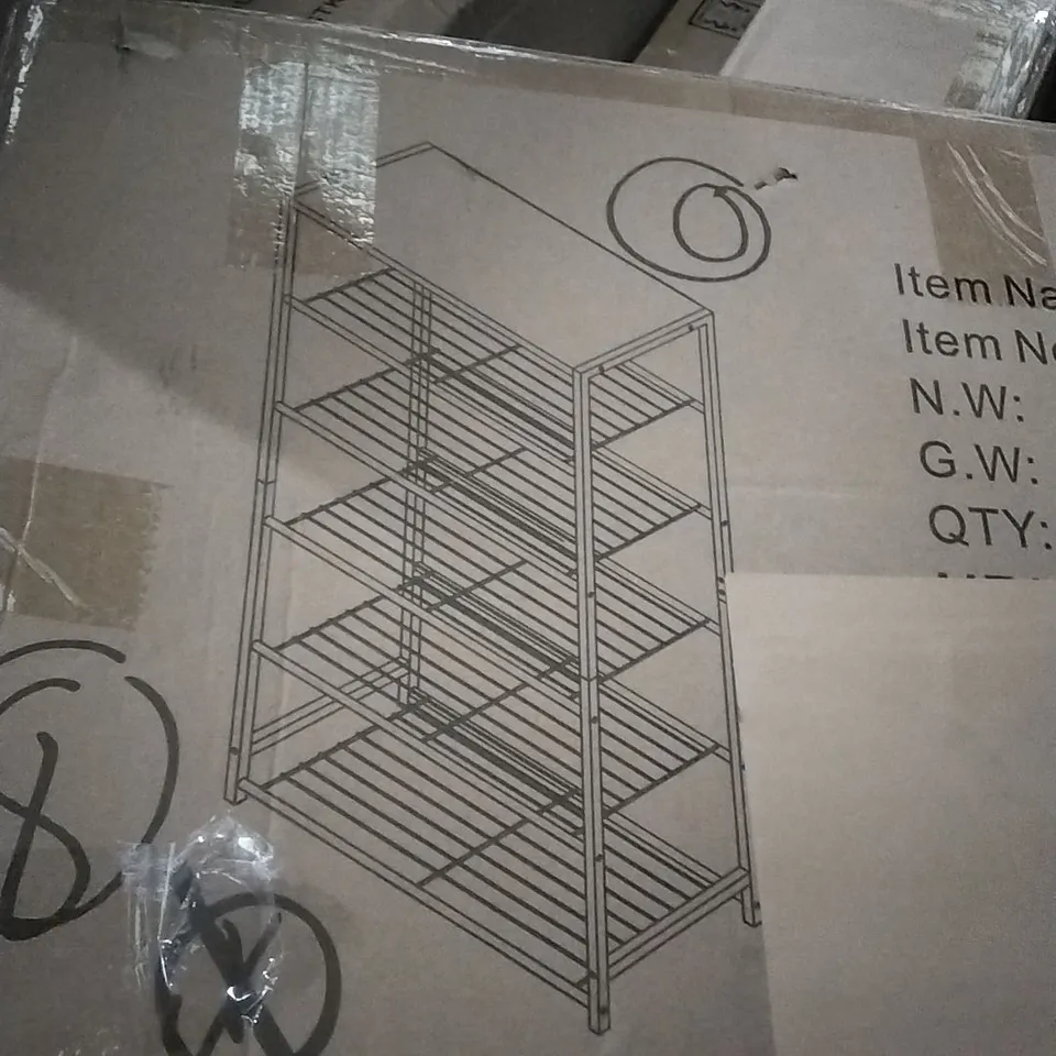BOXED SHOE RACK 