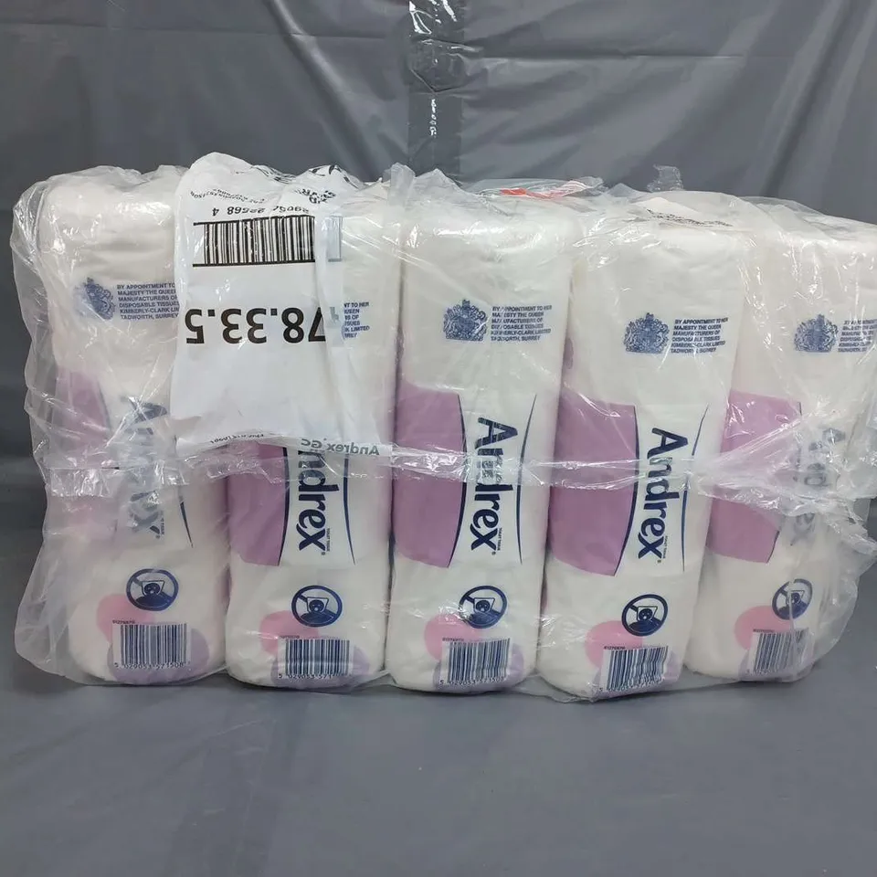 5 PACKS OF 9 ROLL ANDREX GENTLE CLEAN 