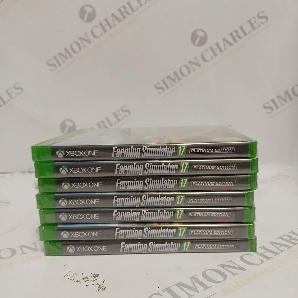 7 X SEALED FARMING SIMULATOR 17 VIDEOS GAMES FOR XBOX ONE 