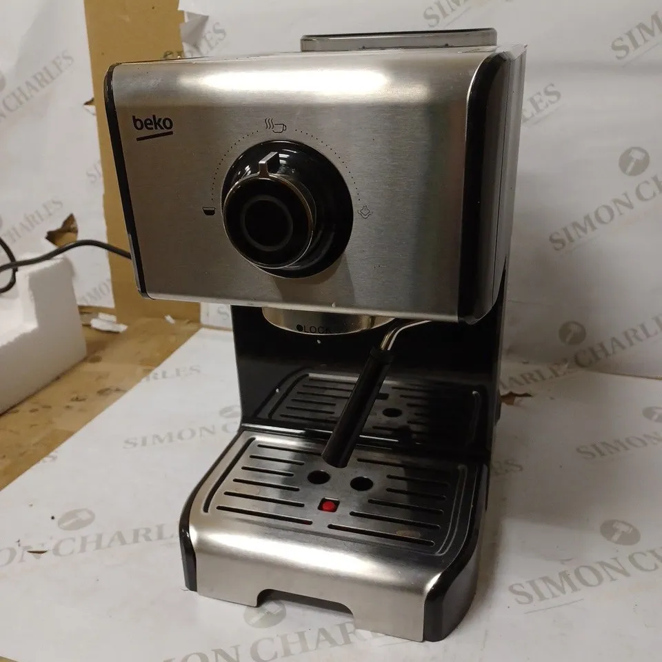 BEKO CEP5152B ESPRESSO PUMP COFFEE MACHINE, 15 BAR, 1200ML TANK, BLACK