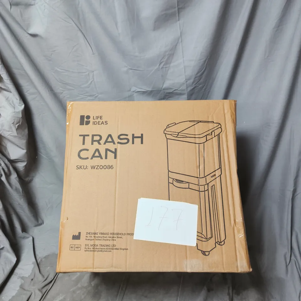 LIFE IDEAS TRASH CAN – BOXED (SKU WZ0086)
