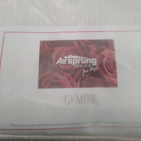 BAGGED AIRSPRUNG BEDS GEMINI 2FT6 MATTRESS