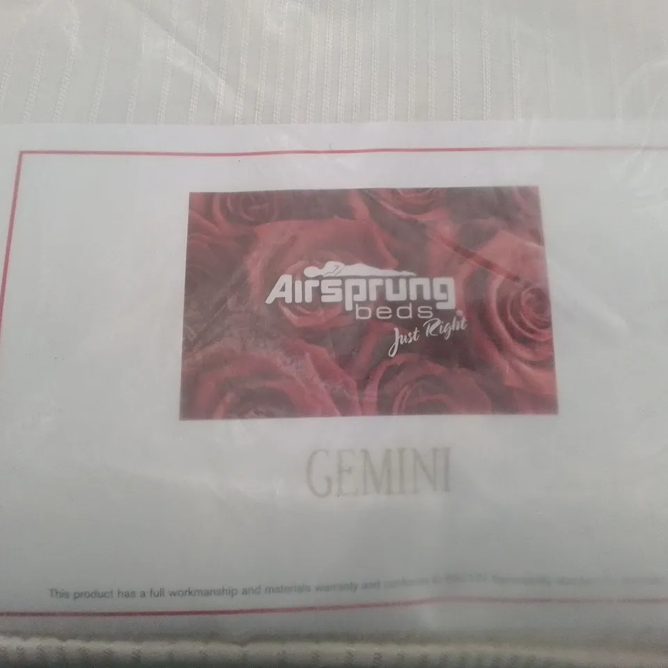 BAGGED AIRSPRUNG BEDS GEMINI 2FT6 MATTRESS 