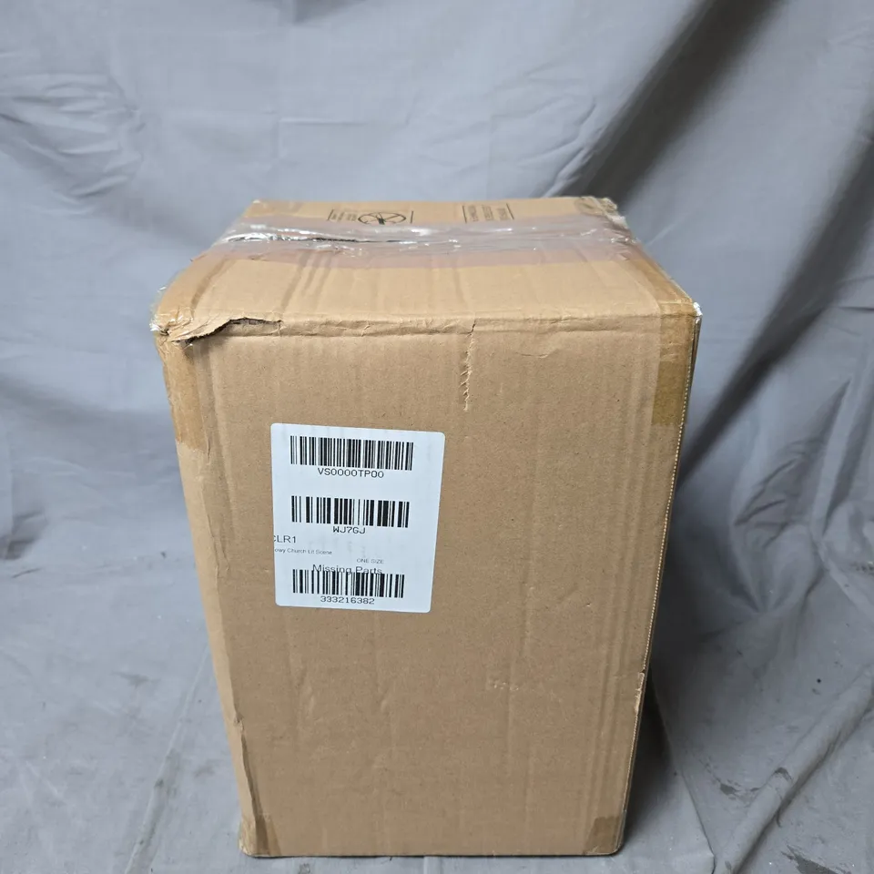 UNBRANDED SNOWY CHURCH LIT SCENE