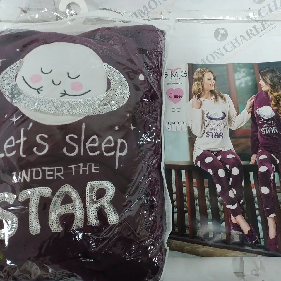 GMG LONDON PJ IN PURPLE SIZE S